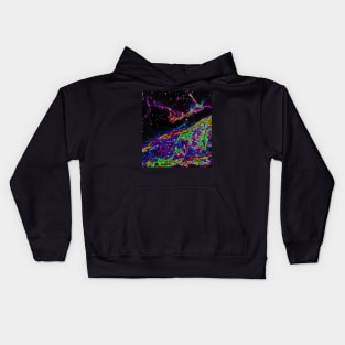 Black Panther Art - Glowing Edges 454 Kids Hoodie